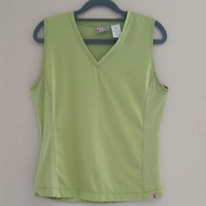 Alpine Design Light Green V-Neck‎ Tank Top